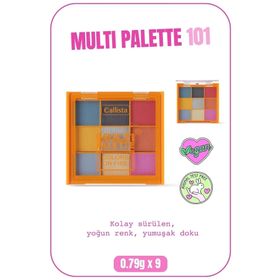 Callista Multi Palette Eyeshadow 101 Colors On Fire Göz Farı Paleti