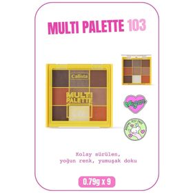 Callista Multi Palette Eyeshadow 103 Coffee Addiction Göz Farı Paleti