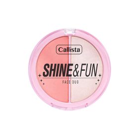 Callista Shine Fun Face Duo 110 Party Gang Allık ve Aydınlatıcı Paleti