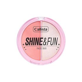 Callista Shine Fun Face Duo 110 Party Gang Allık ve Aydınlatıcı Paleti