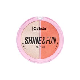 Callista Shine Fun Face Duo 120 Dream Team Allık ve Aydınlatıcı Paleti