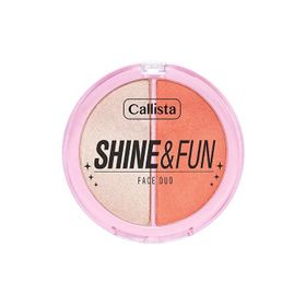 Callista Shine Fun Face Duo 120 Dream Team Allık ve Aydınlatıcı Paleti