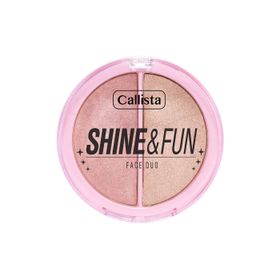 Callista Shine Fun Face Duo 130 Shine Squad Allık ve Aydınlatıcı Paleti