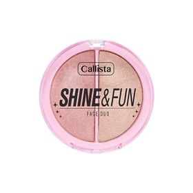 Callista Shine Fun Face Duo 130 Shine Squad Allık ve Aydınlatıcı Paleti