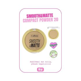 Callista Smooth Matte Compact Powder 20 Sand Mat Görünümlü Pudra