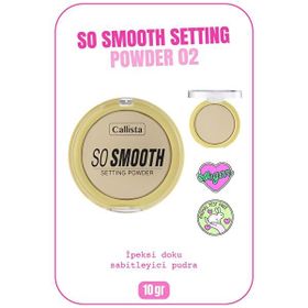Callista So Smooth Setting Powder Nude Pudra 02 Going Bananas Makyaj Sabitleyici