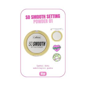 Callista So Smooth Setting Powder Transparan Pudra 01 Bake Me Up Makyaj Sabitleyici
