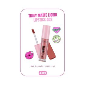 Callista Truly Matte Liquid Lipstick 402 Mauve Over Nude Mat Likit Ruj