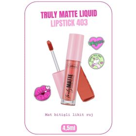 Callista Truly Matte Liquid Lipstick 403 Rose Harmony Nude Mat Likit Ruj