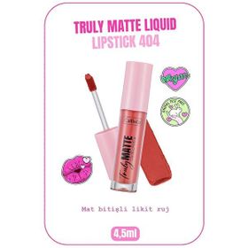 Callista Truly Matte Liquid Lipstick 404 Blushing Pink Pembe Mat Likit Ruj