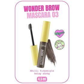 Callista Wonder Brow Eyebrow Mascara 03 Koyu Kahve Kaş Maskarası
