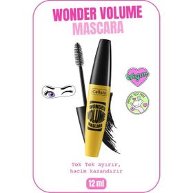 Callista Wonder Volume Mascara Siyah Hacim ve Kıvırma Etkili Maskara