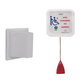 Callsys Engelli WC Banyo Butonu Acil Yardım İpli Çağrı Seti