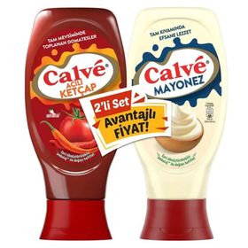 Calve 810 gr Acılı Ketçap Mayonez Orta Set