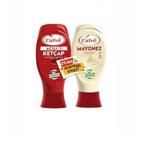 Calve Ketçap 430 gr + Mayonez 380 gr Sos