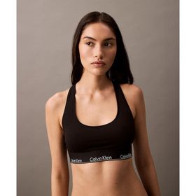 Calvin Klein 0000F3785E-6WA Siyah Unlined Bralette Kadın Spor Sütyeni