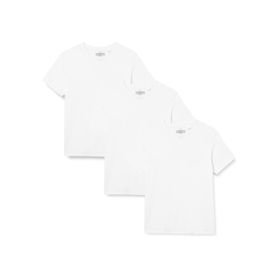 Calvin Klein 000NB4011E Beyaz 3'lü Erkek Kısa Kol Yuvarlak Yaka T-Shirt
