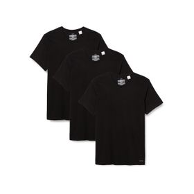 Calvin Klein 000NB4011E Siyah 3'lü Erkek Kısa Kol Yuvarlak Yaka T-Shirt