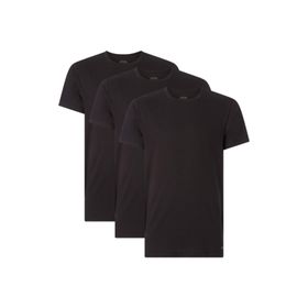 Calvin Klein 000NB4011E Siyah 3'lü Erkek Kısa Kol Yuvarlak Yaka T-Shirt