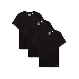 Calvin Klein 000NB4011E Siyah 3'lü Erkek Kısa Kol Yuvarlak Yaka T-Shirt