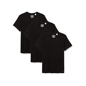 Calvin Klein 000NB4011E Siyah 3'lü Erkek Kısa Kol Yuvarlak Yaka T-Shirt