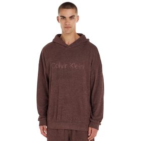 Calvin Klein 000NM2454E L/S Hoodie Kahverengi Erkek Sweatshirt