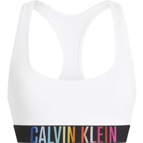 Calvin Klein 000QF7831E-100 Marka Logolu Elastik Bantlı Günlük Kullanıma Uygun Beyaz Kadın Spor Sütyeni