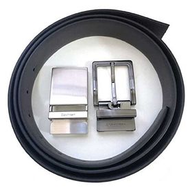 Calvin Klein 11CK010009-BLK/BRN Siyah Kahverengi Erkek Kemer