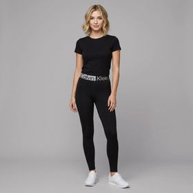 Calvin Klein 701218761-001 Siyah Kadın Tayt