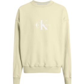 Calvin Klein Archival Monologo Crew Neck Yeşil Erkek Sweatshirt