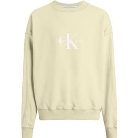Calvin Klein Archival Monologo Crew Neck Yeşil Erkek Sweatshirt