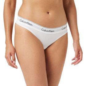 Calvin Klein Beyaz 100 Modern Pamuk Kadın Tanga