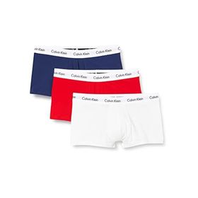 Calvin Klein Beyaz 3'lü Düşük Bel Erkek Boxer