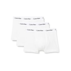 Calvin Klein Beyaz 3'lü Düşük Bel Erkek Boxer
