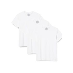 Calvin Klein Beyaz 3'lü Erkek Kısa Kol Yuvarlak Yaka T-Shirt