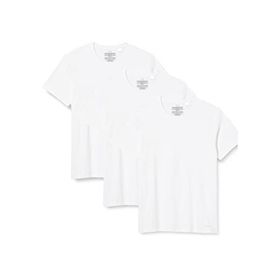 Calvin Klein Beyaz 3'lü Erkek Kısa Kol Yuvarlak Yaka T-Shirt
