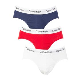 Calvin Klein Beyaz 3'lü Slip Erkek Boxer