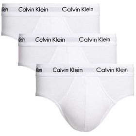 Calvin Klein Beyaz 3'lü Slip Erkek Boxer
