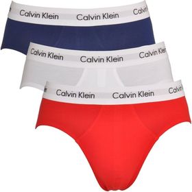 Calvin Klein Beyaz 3'lü Slip Erkek Boxer