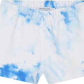 Calvin Klein Beyaz Aqua All Over Print Kadın Şort