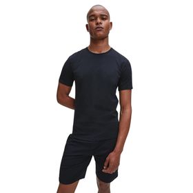 Calvin Klein Beyaz Kol Yuvarlak Yaka Kısa 2'li Erkek T-shirt