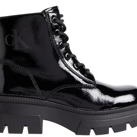 Calvin Klein Chunky Combat Laceup Boot Wn Siyah Kadın Bot