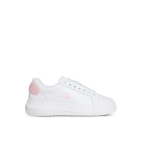 Calvin Klein Chunky Cupsole RU Patch LTH WN Beyaz Kadın Sneaker