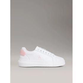 Calvin Klein Chunky Cupsole RU Patch LTH WN Beyaz Kadın Sneaker