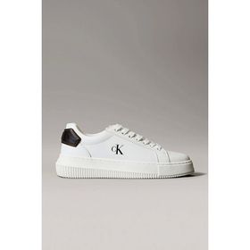 Calvin Klein Chunky Cupsole RU Patch LTH WN Beyaz Kadın Sneaker