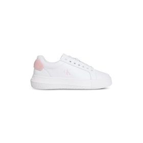 Calvin Klein Chunky Cupsole RU Patch LTH WN Beyaz Kadın Sneaker
