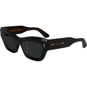 Calvin Klein CK 24531S 001 53 Unisex Geometrik Siyah Kemik Güneş Gözlüğü