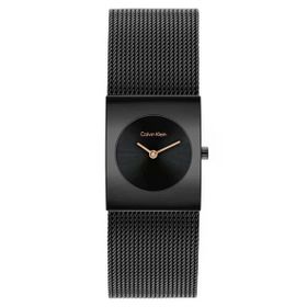 Calvin Klein CK25100138 Siyah Hasır Kadın Kol Saati