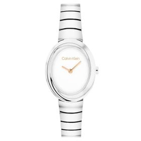 Calvin Klein CK25100149 Twisted Bezel Metalik Çelik Kadın Kol Saati