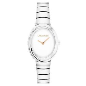 Calvin Klein CK25100149 Twisted Bezel Metalik Çelik Kadın Kol Saati